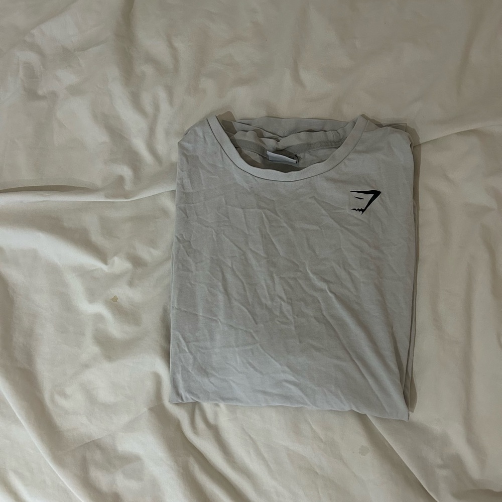 Gymshark Light Gray Short Sleeve Tee